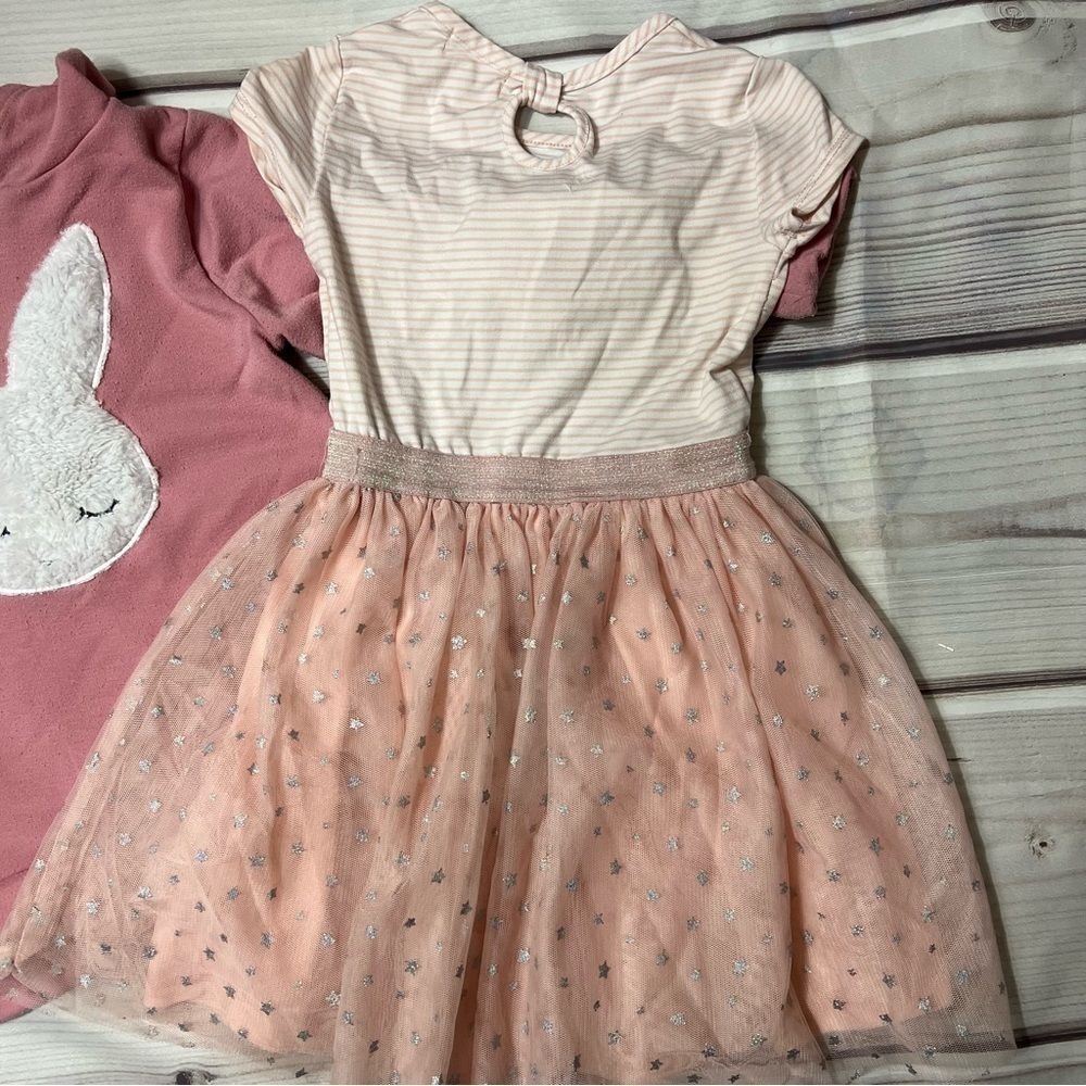 Btween Bunny Dress 4 & Bunny Hooded Sweatshirt 6X - Picture 5 of 6